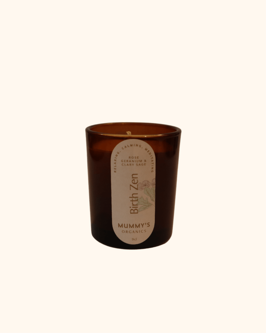 Birth Zen Candle | Rose, Geranium & Clary Sage